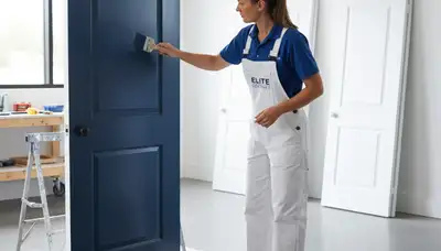 Professional door painting service in Easton, PA refreshing front and interior doors