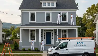 Professional house painting services in Easton, PA for residential interior and exterior projects