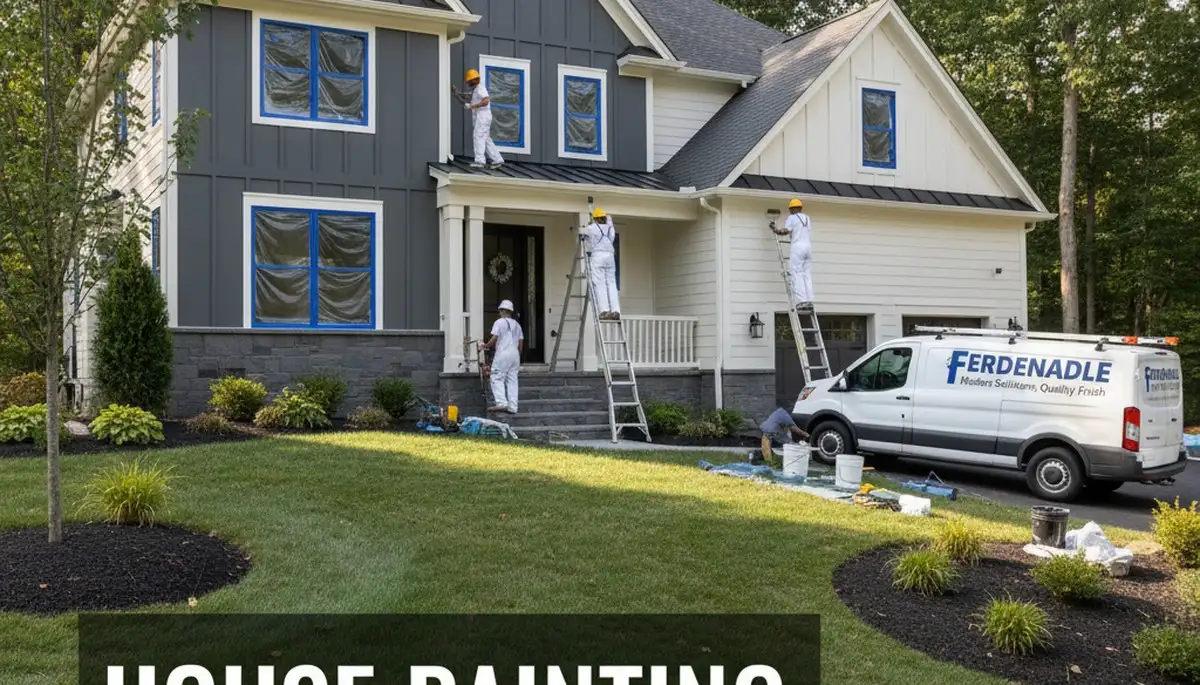 Professional house painting service in Easton, PA for residential interior and exterior projects
