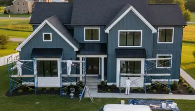 Professional house painting services in Easton, PA for residential interior and exterior projects