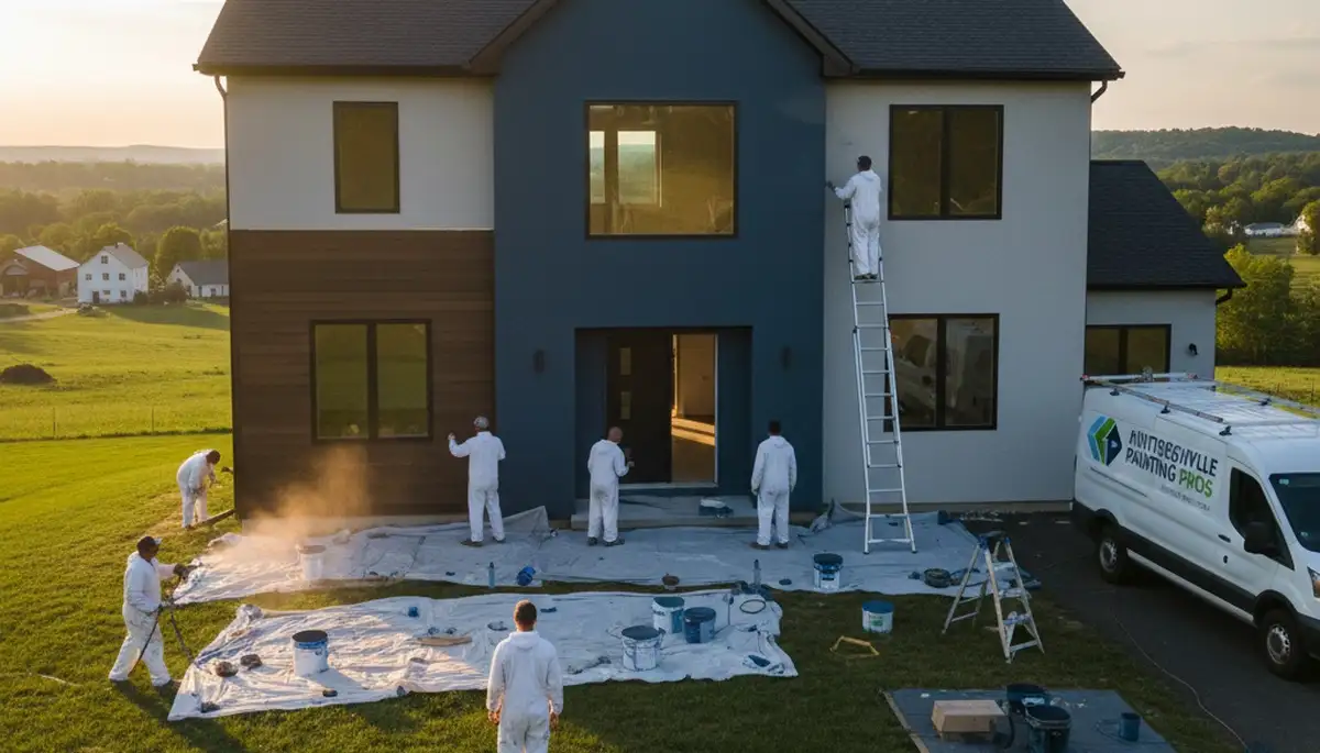 Professional house painting service in Easton, PA for residential interior and exterior painting