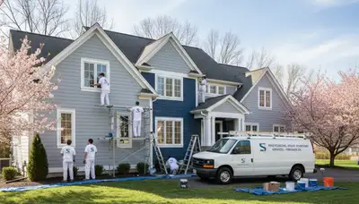 House painting service in Easton, PA for residential interior and exterior painting projects