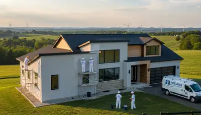 House painting service in Easton, PA, by Painters Easton PA for residential exterior painting